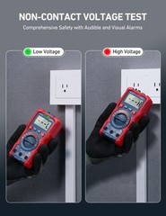 AstroAI Multimeter Tester, TRMS 4000 Counts Volt Meter Multicolored-Test Kit