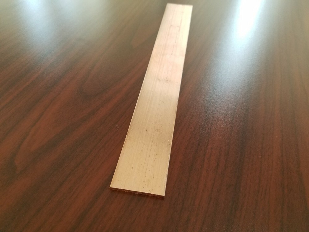 Copper 110 Flat Bar 1/8″ x 1 1/2″ x 18″-Long — .125″ x 1 1/2″ Copper Bus Bar