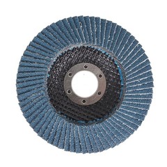 100 Piece 4-1/2 In x 7/8 In T29 80 Grit Premium Zirconia Flap Sanding Discs