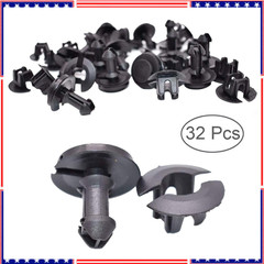 16 Sets Silverado Bumper Clips Front Air Dam Deflector Retainer Clips Nut Gro