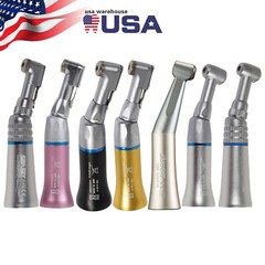 NSK Style Dental Slow Low Speed Contra Angle Handpiece Push Button Latch E-type
