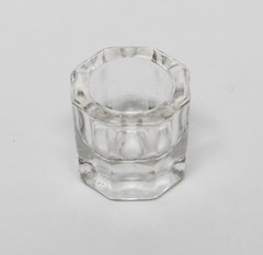 GLASS DAPPEN DISH CLEAR ACRYLIC HOLDER CONTAINER DENTAL COSMETOLOGY 12/PCS