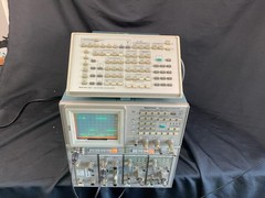 TEKTRONIX 7854 OSCILLOSCOPE WITH 7A23 7A26 7B87 7B85 WAVEFORM CALC. ROM CARD