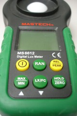 Mastech Digital Lux Meter – Model MS 6612