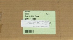 Cup Dispenser Cabinet Spring Loaded Cup & Lid 2727-1 Hubert Size 2 Black