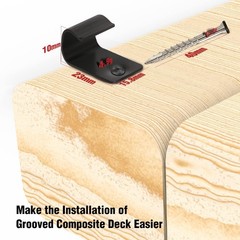 Start Clips, Hidden Deck Starter Clips for Composite Decking, Hidden Fastener…