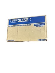 Case Of 1000 – Pure Glove Nitrile Disposable Gloves, Size Medium, Color White!!