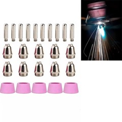 Plasma Cutting Parts Bundle of 25PCS for Compatible with Electric Model For