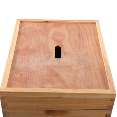 Beeswax Coated 4 Layer 10 Frame Bee Hive Includes Beehive Frames and Foundations