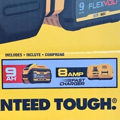 DEWALT DCH892X1 60V MAX 22-lb Cordless SDS MAX Chipping Demolition Hammer Kit