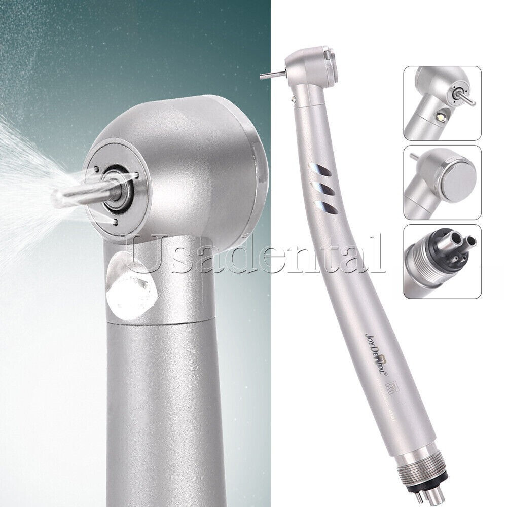 Dental E-generator LED High Speed Handpiece Push Torque Head 4Hole 3 Water Spray