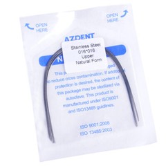 AZDENT Dental Orthodontic Rectangular Arch Wire Stainles Steel Ovoid/Nature Form