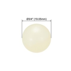 uxcell 3/4-inch PA Nylon Solid Plastic Balls Precision Bearing Ball 2pcs