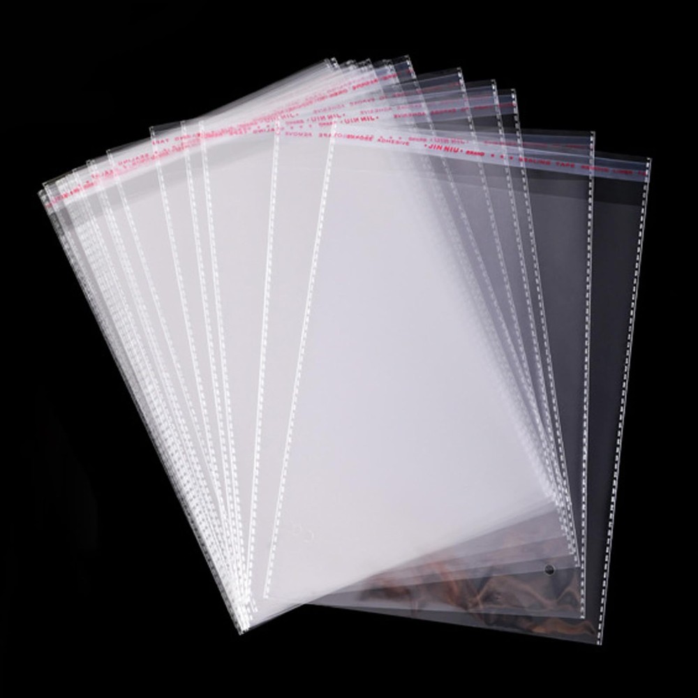 Clear Cello Bags 9×12 Inch SelfSealing Resealable for Clothing Packaging 100pcs