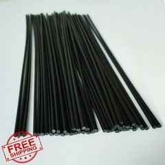 DIYDIYSHOP 40 Pcs 16″ Black HDPE Plastic Welding Rod