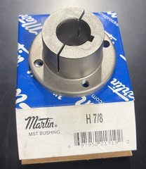 Martin Sprocket H 7/8 Tapered Bushing 7/8″ Inch Finished Bore H7/8 *New in box*