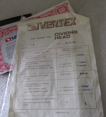 Vertex Dividing Headstock BS-O Tailstock Indexing Fixture Universal Milling