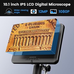 Ultimate 10.1″ LCD Digital Microscope for Coin Collecting & Electronics Repair
