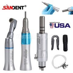 SANDENT Dental Slow Low Speed Handpiece Kit Latch E-type 2/4Holes NSK Style L