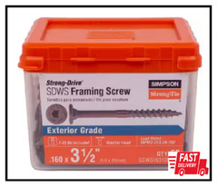 0.160 In. X 3-1/2 In. 6-lobe T25, Low Profile Head, Strong-drive Sdws Framing