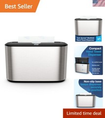 Sleek Compact Design Stainless Steel Towel Dispenser for Modern Washrooms