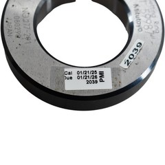 Mitutoyo 177-291 Series 177 Steel Master Setting Ring Gage 1.6 Inch Diameter