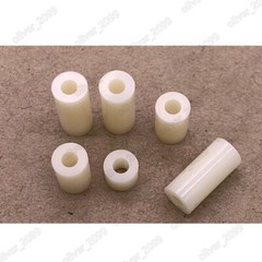 M3 M4 M5 M6 M8 White ABS Nylon Round Non-Thread Column Standoff Spacer Washer