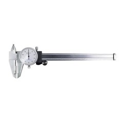 HFS(R) 0- 6″ Stainless 4 Way Dial Caliper Imperial Caliper .001″ Shock Proof