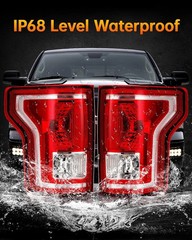 Rear Brake Tail Light Compatible With 2015 2016 2017 Ford F150 F-150 Replace FL