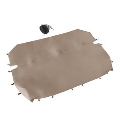 Universal Full Size Bench Seat Cover for Chevy Ford Dodge Pickup Beige