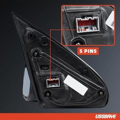 Side Mirror Assembly Compatible with 2022-2024 Ford Maverick XLT Left Driver Sid
