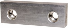 1 Pair Gibraltar Soft Aluminum Vise Jaws, Flat/No Step, 3/4″ Thick x 5″ Wide