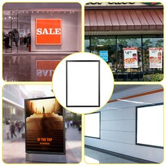 LED Light Box Movie Poster Display 24″x36″ Advertising Frame Store Wall Mount US