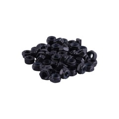 Hex Nuts 30pcs,M2/M3M4/M5/M10 Self-Lock Nuts,For Indoor and Outdoor Decoration