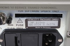 Hewlett Packard HP 8156A Optical Attenuator With Option 101 – AS IS For Parts