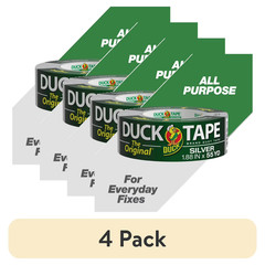 (4 pack) The Original Duck Tape Brand Duct Tape, 1.88 in. x 55 yd., Silver