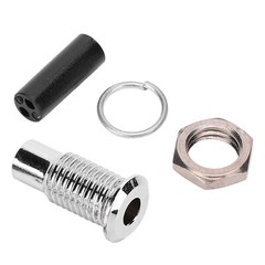 20Pcs/set LED Holder Bezel Mount Brass Light-Emitting Diode Flat Metal Base 3mm