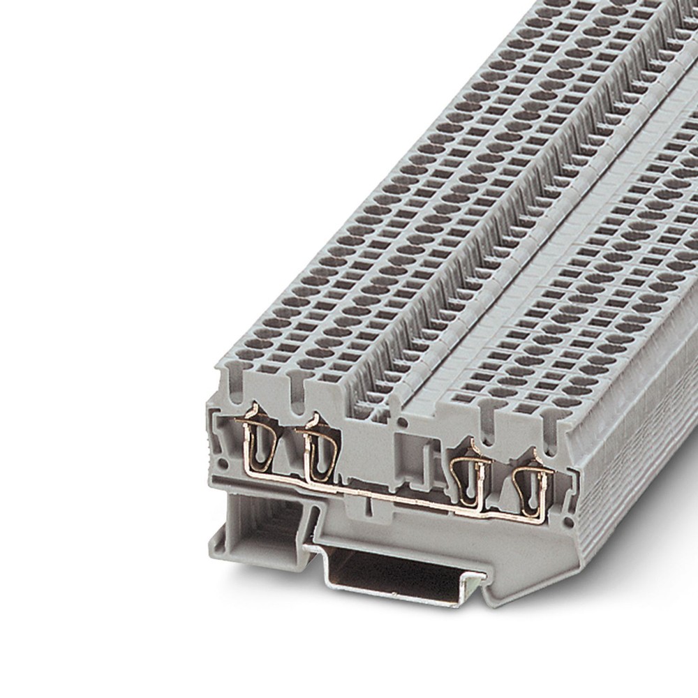 5pcs PHOENIX ST 1,5-QUATTRO 3031186 Feed-through Terminal Block Gray New ✦Kd