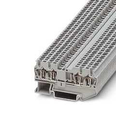 5pcs PHOENIX ST 1,5-QUATTRO 3031186 Feed-through Terminal Block Gray New ✦Kd