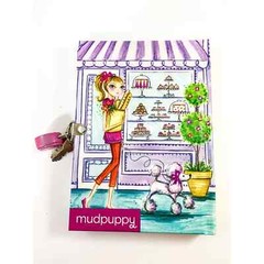 Diary/ Journal with Lock & Keys – Parisian Girl with Balloons – Blank, New