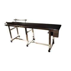 Flat Belt Conveyor 210cm Length x 40cm Width for Assembly Lines & Packaging