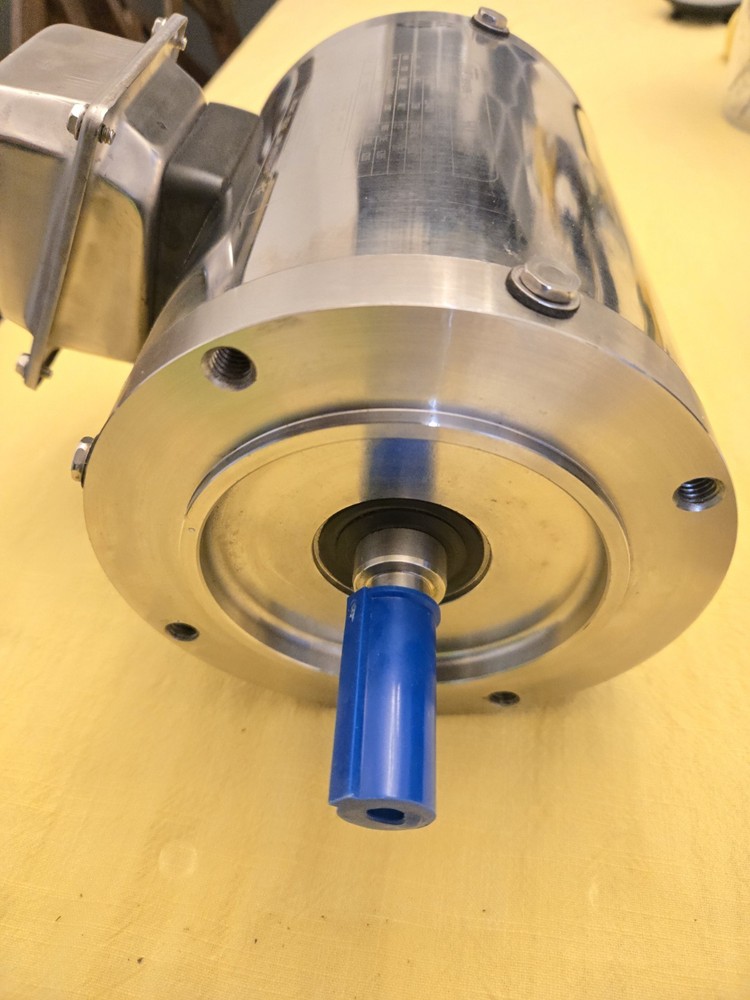 WEG 1/2 HP Stainless Steel Washdown Motor 5018EP3ESS56CFL Shark Series