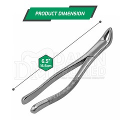 Dental Extracting Forceps #151 Serrated Lower Incisors Root Teeth German Grade