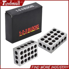 4 Matched Pair Ultra Precision 1-2-3 Blocks 23 Holes .0001″ Machinist 123 Jig