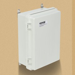 VEVOR Outdoor Junction Box 11.81×7.87×7.08 in ABS Plastic Electrical Enclosure