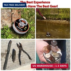 FINDMAG Magnet Fishing Kit with Case Fishing Magnets 1000 LBS Pulling Force Supe