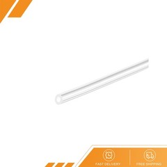 Clear Silicone Tubing, 1/16″(1.6mm) ID 1/8″(3.2mm) OD 1/32″ Wall 16ft