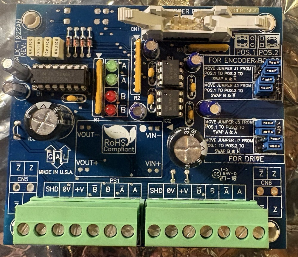GALX-1022AN REV:F Elevetor Encoder Board Brand New