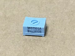 (1 PC) CTS 360T501A 3PIN DIP 500 OHM Non-Wire Wound Variable Resistor