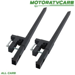 ALL-CARB 60″ Clamp on Pallet Forks for Tractor Bucket Loader Tractor Skid Steer
